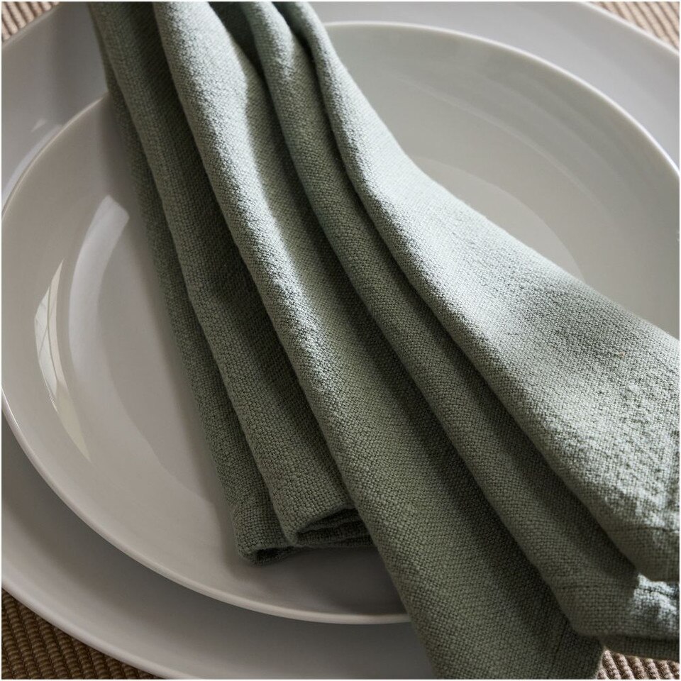 Slub Cotton 51 cm x 51 cm Napkins (Set of 4) West Elm Australia